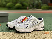 NEW BALANCE White & Silver  - 1