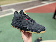 Air Jordan 4 Retro Levi's Black (Levi's Tag) AO2571-001 - 2