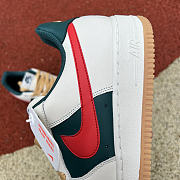  Nike Air Force 1 Low Id Cream Green Red AQ3778-991 - 3