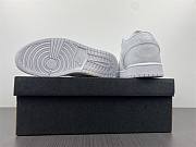 Air Jordan 1 Low Triple White Tumbled Leather 553558-130 - 5