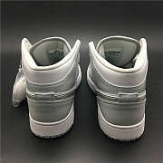 Nike Air Jordan 1 Mid GG Grey Fog Metallic Silver 555112-012 - 4
