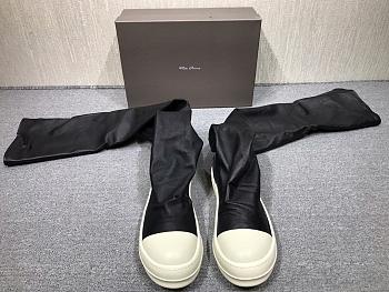 RICK OWENS Black Stocking Sneaker Boots 212232F115007