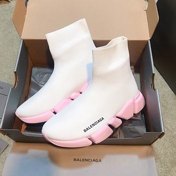 WOMEN'S SPEED 2.0 SNEAKER IN WHITE/PINK
