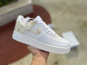 Nike Air Force 1 Low White Pony Hair Heel DM9088-001 - 6