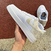 Nike Air Force 1 Low White Pony Hair Heel DM9088-001 - 4
