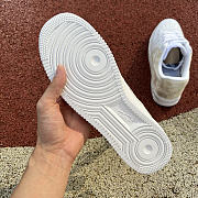 Nike Air Force 1 Low White Pony Hair Heel DM9088-001 - 3