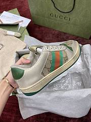 Gucci GG Screener Distressed 'GG Canvas' White Tan Green Red 546551-9Y920-9666 - 3
