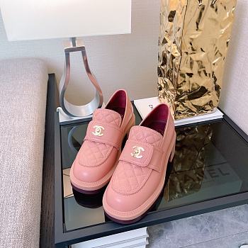 Chanel Loafers Pink