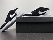 Air Jordan 1 Low Black White Diamond DH6931-001 - 2