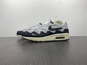 Nike Patta x Nike Air Max 1 Joint Half Palm Air Cushion White Dark Blue DH1348-002