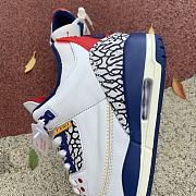 Air Jordan 3 Retro SP White Blue Red Cement Grey DH3434-112 - 3