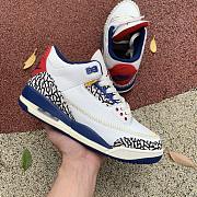 Air Jordan 3 Retro SP White Blue Red Cement Grey DH3434-112 - 4