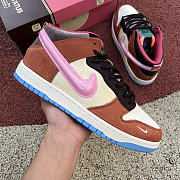 Nike Dunk Mid Social Status Free Lunch Chocolate Milk DJ1173-700 - 6