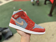 Air  Jordan 1 Mid Denim Red - DM4352-600 - 6