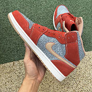 Air  Jordan 1 Mid Denim Red - DM4352-600 - 2