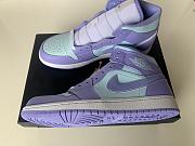 Air Jordan 1 Mid Purple Aqua (GS)  554725-500 - 3