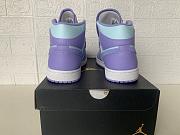 Air Jordan 1 Mid Purple Aqua (GS)  554725-500 - 4