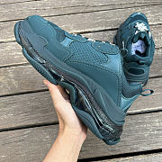 Balenciaga Triple S Clear Sole Full Dark Green 541624W2GA13210 - 3