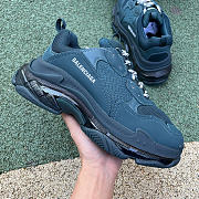 Balenciaga Triple S Clear Sole Full Dark Green 541624W2GA13210 - 2