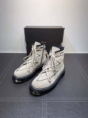  Dr. Martens Rick Owens x 1460 Bex Suede Boot 'Light Taupe' 27023696