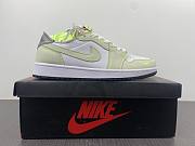 Air Jordan 1 Retro Low White Ghost Green Black  DM7837-10R  - 2