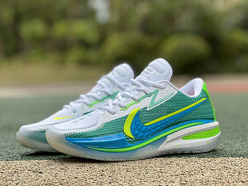 Nike Zoom G.T. Cut EP Blue Green Yellow White Shoes CZ0176-003