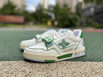 LOUIS VUITTON TRAINER SNEAKER GREEN 1A5QCH