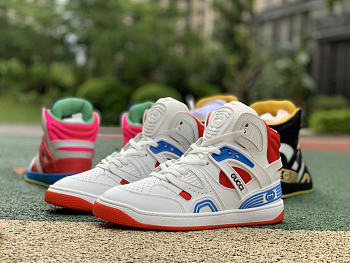 Women’s Gucci Basket Sneaker  White Red Demetra