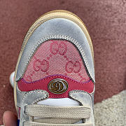 Gucci Wmns Screener GG grey pink blue - 5