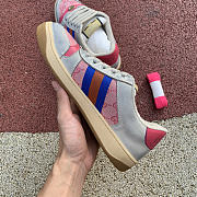 Gucci Wmns Screener GG grey pink blue - 6