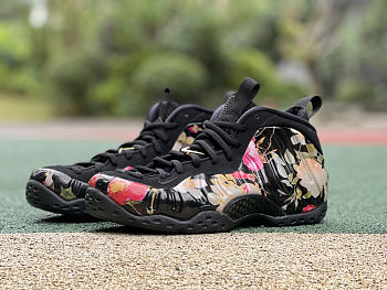 nike foamposite floral shoes