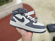 Air Force 1 07 Mid Wolf Grey Dark Grey White Shoes CW2288-668 - 2