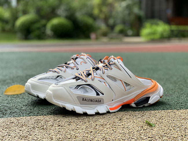 Balenciaga Track Mule White 653814 W3CP5 9059 - 1