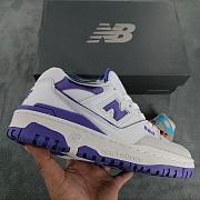 NEW BALANCE 550 WHITE PURPLE BB550WR1 - 3