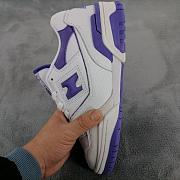 NEW BALANCE 550 WHITE PURPLE BB550WR1 - 4