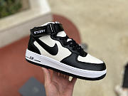 Nike Air Force 1 Mid Stussy Grey Black DJ7840-002 - 2