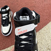 Nike Air Force 1 Mid Stussy Grey Black DJ7840-002 - 3