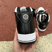 Nike Air Force 1 Mid Stussy Grey Black DJ7840-002 - 4