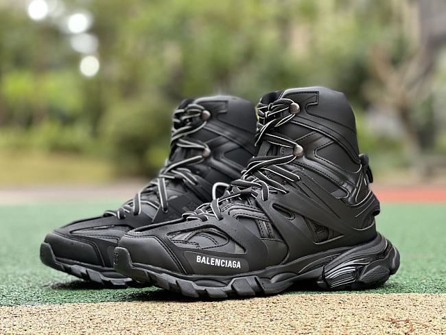 Balenciaga Track hiking black boots - 1