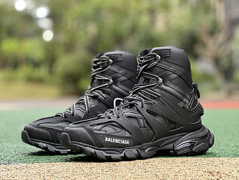 Balenciaga Track hiking black boots