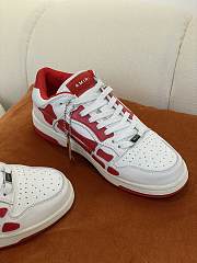 AMIRI Skel Top Low White Red - 6