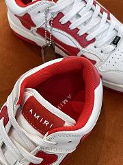 AMIRI Skel Top Low White Red - 5
