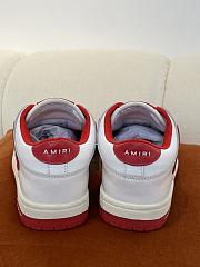 AMIRI Skel Top Low White Red - 3