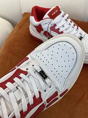AMIRI Skel Top Low White Red - 2