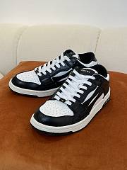 AMIRI Skel Top Low White Black  - 6