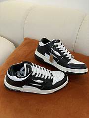 AMIRI Skel Top Low White Black  - 3