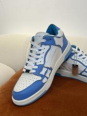 AMIRI Skel Top Low White Blue - 2