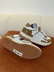 AMIRI Skel Top Low White Brown White SS22MFS003-126  - 3