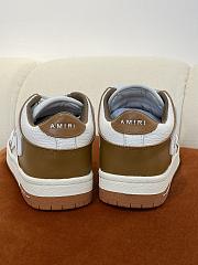 AMIRI Skel Top Low White Brown White SS22MFS003-126  - 4