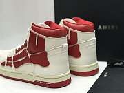 AMIRI Skel Panelled High Top White Red MFS002-124 - 6